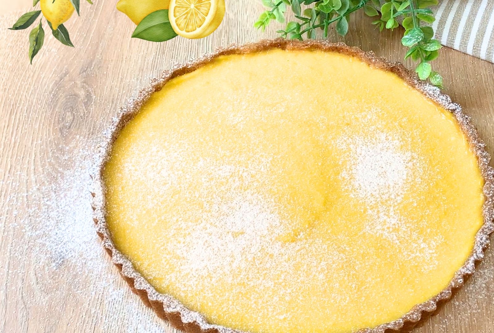 Tarte au Citron Gourmande et Légère