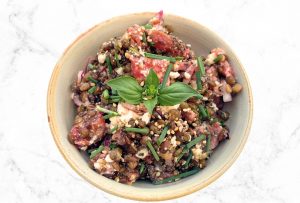 Salade de Lentilles d’Été aux Tomates et Feta