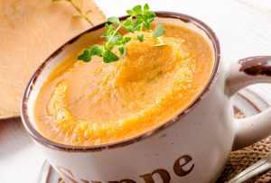 Velouté de potimarron léger et onctueux