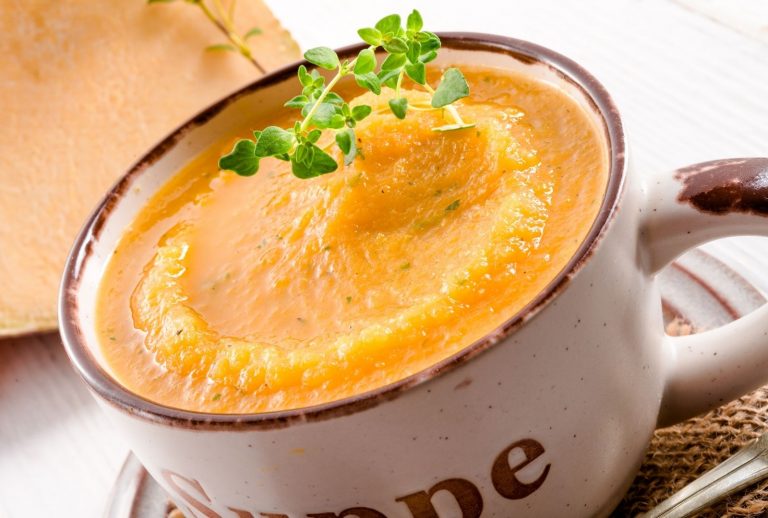 Velouté de potimarron léger et onctueux