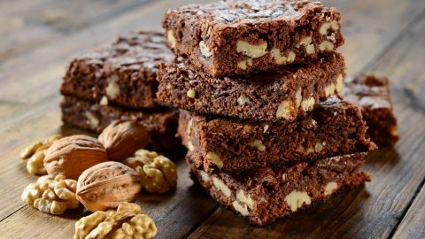 Brownies légers aux noix