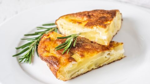 Tortilla de pommes de terre légère