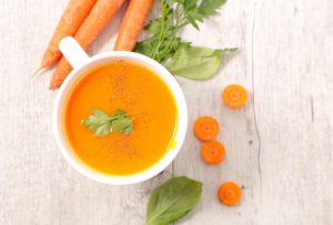 Velouté léger de carottes parfumées