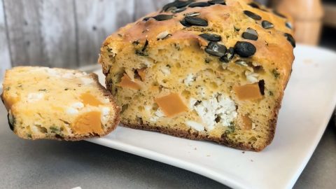Cake butternut salé feta