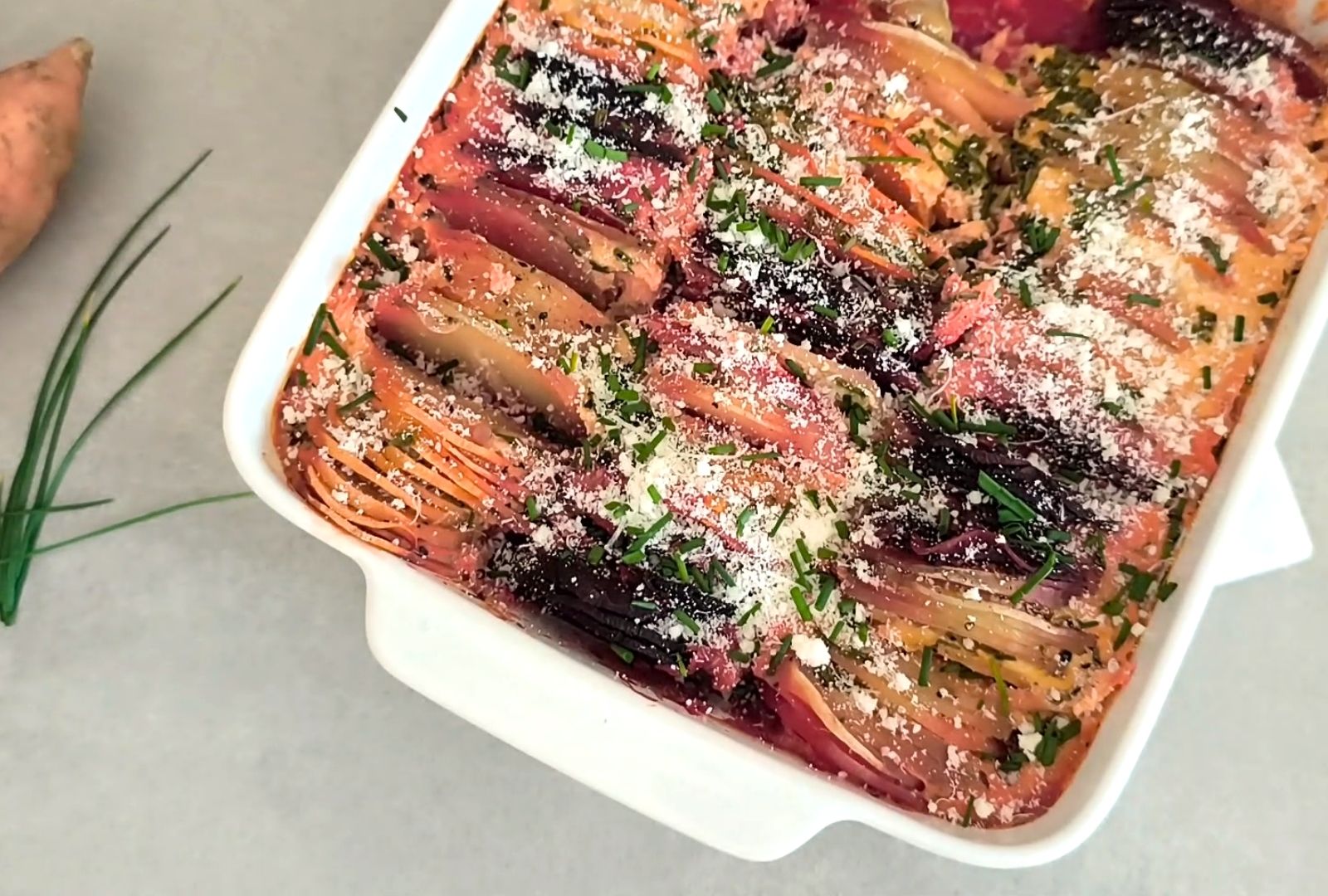 Gratin de légumes d’automne coloré