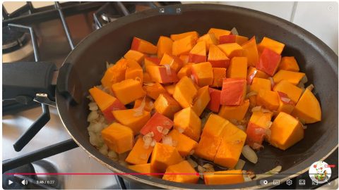 Gratin de potimarron fondant à la crème