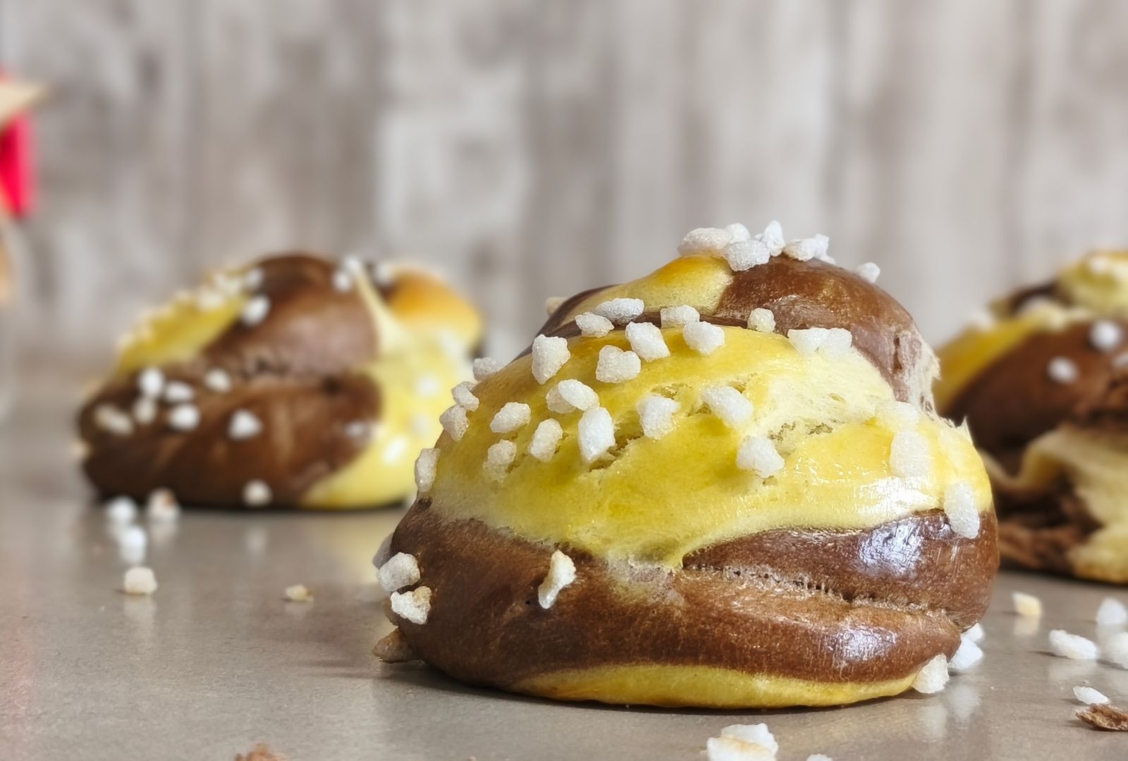 Briochettes marbrées cacao & vanille – moelleuses et légères