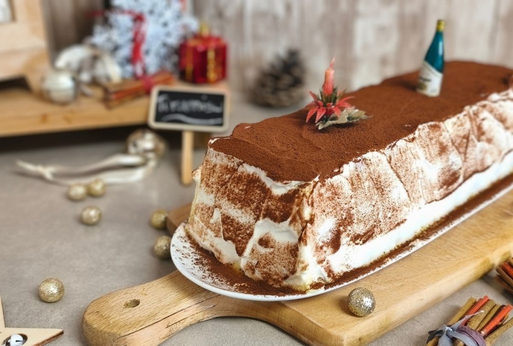 buche de noel facon TIRAMISU