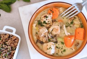 Blanquette de poulet à l’ancienne, comme chez Mamie