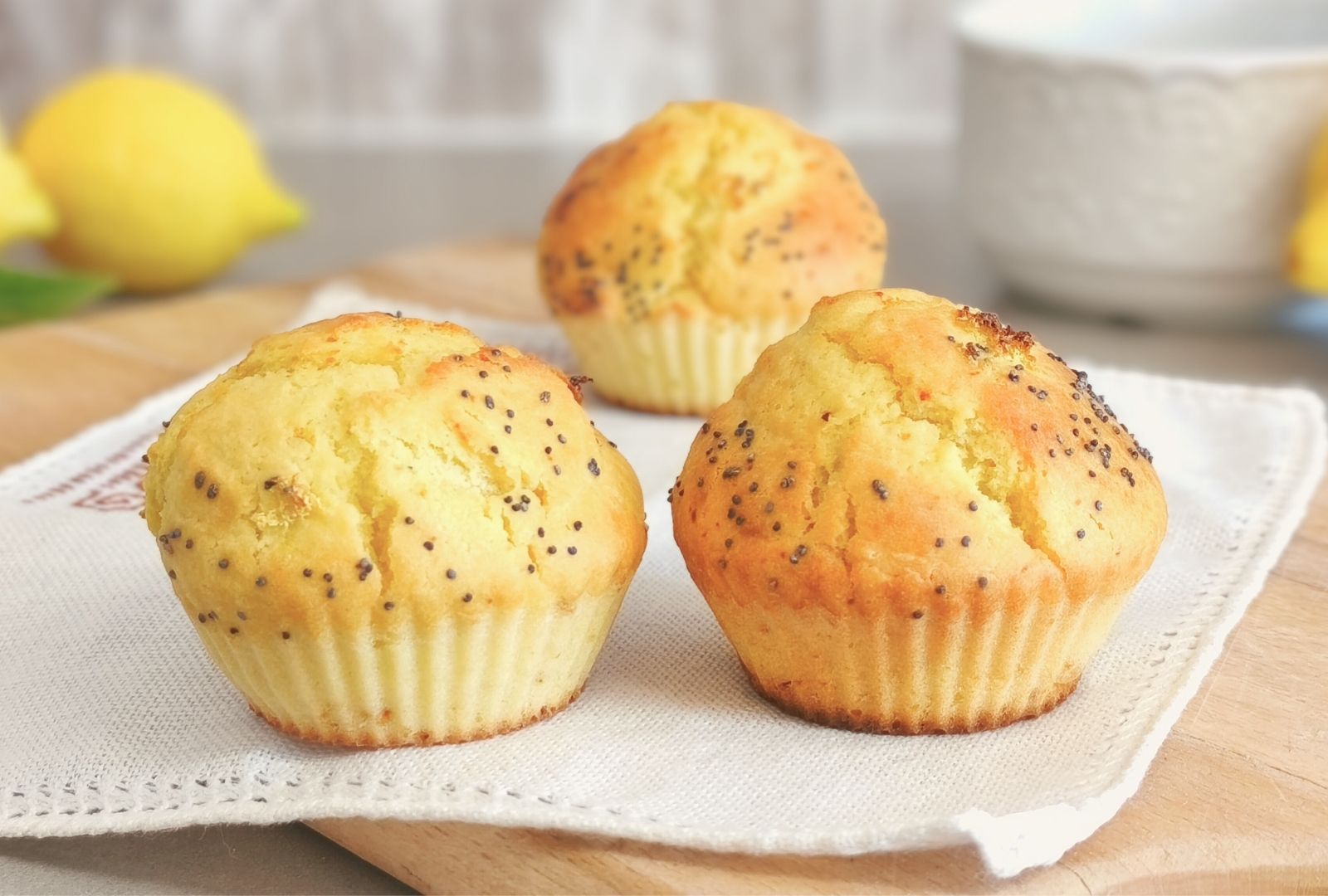 Muffins moelleux miel & citron