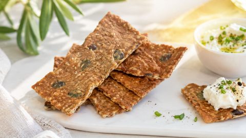 Crackers aux Graines sur Farine de Sarrasin