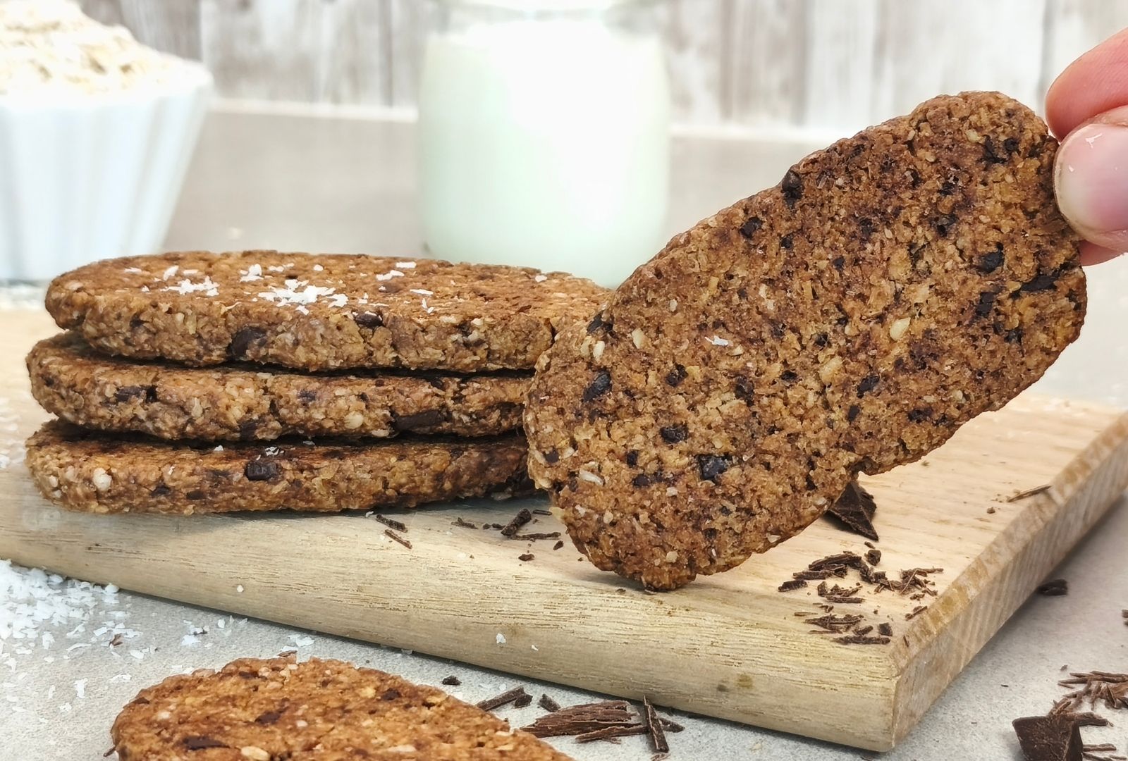 Biscuits de collation chocolat et noix de coco façon Belvita
