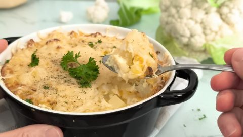 Gratin de chou fleur facile et rapide