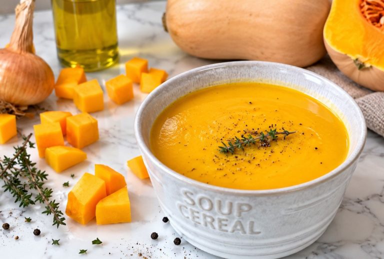 Velouté de butternut très rassasiant